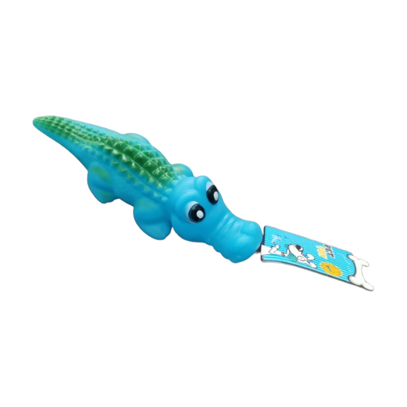 Dog Toy Squeaky Crocodile Alligator