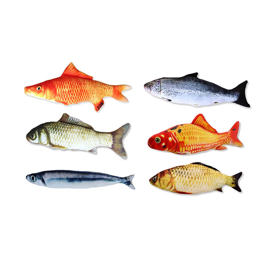 Soft Stuffed Fish Toy for Cats