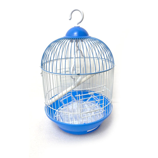 Round Parrot Cage with Feeder & Hook