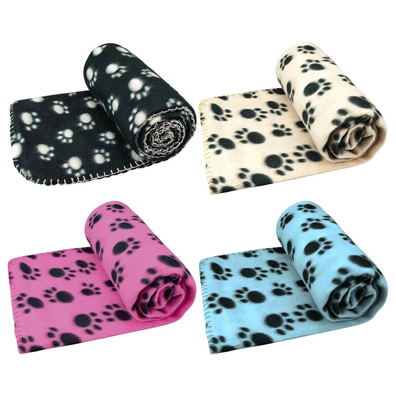 Paw Print Pet Blanket