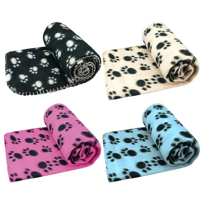 Paw Print Pet Blanket