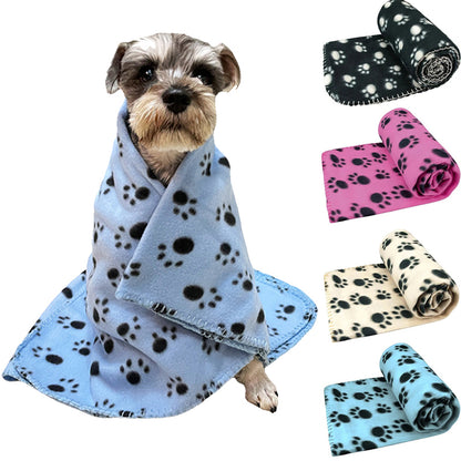 Paw Print Pet Blanket