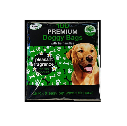Premium Doggy Bags with Tie Handles