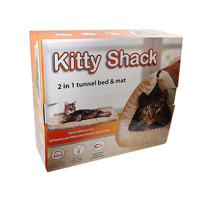 Kitty Shack 2 in 1 Tunnel Bed and Mat