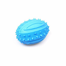 Squeaky Rugby Shaped Ball Toy for Dogs