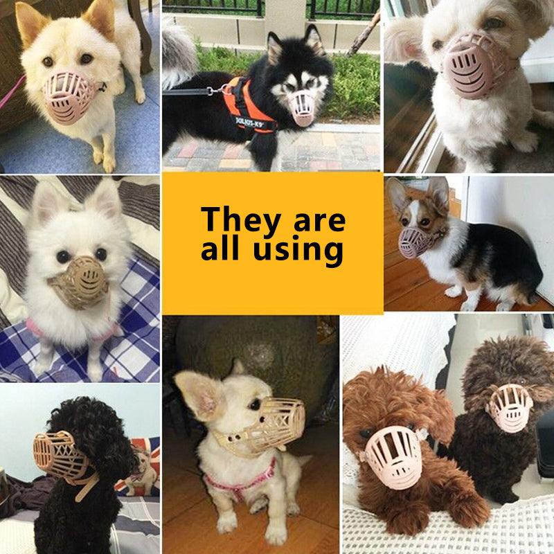 Dog Muzzle with Adjustable Strap