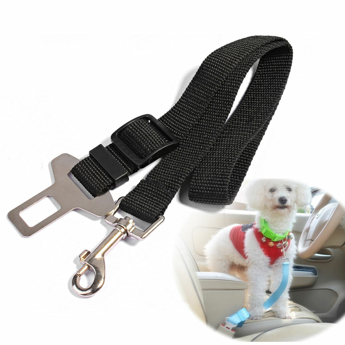 Adjustable Dog Safety Seat Belt for Car