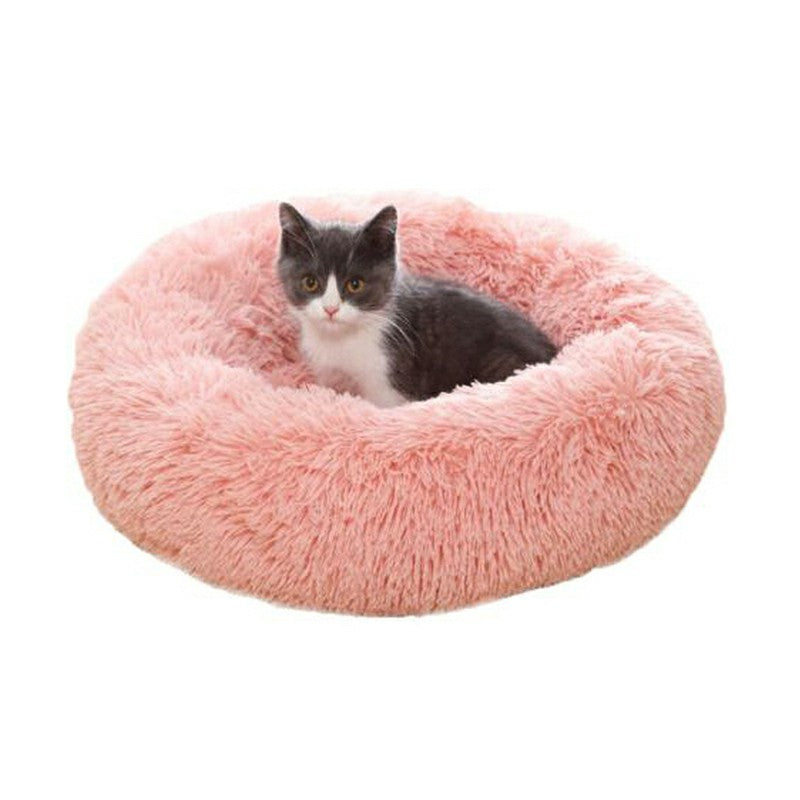 SnugglePaws Round Calming Pet Bed