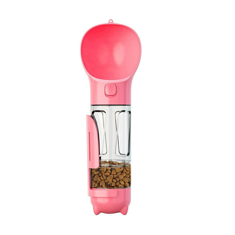 Portable Water Bottle with Food Dispenser