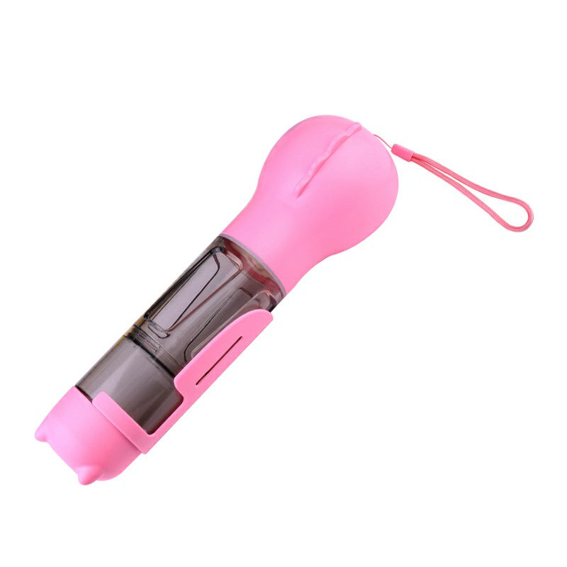 Portable Water Bottle with Food Dispenser