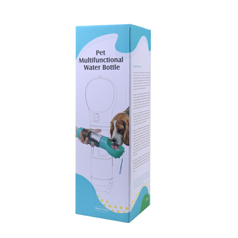 Portable Water Bottle with Food Dispenser