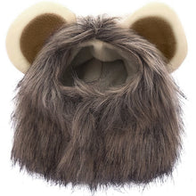 Brown Lion Mane Hood Pet Costume