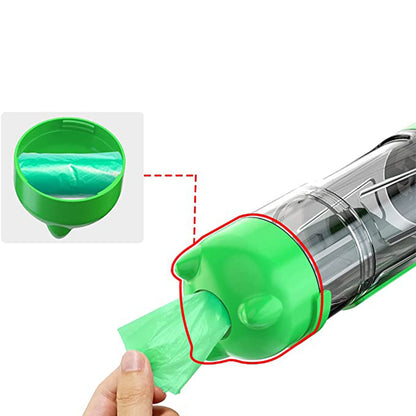 Portable Water Bottle with Food Dispenser