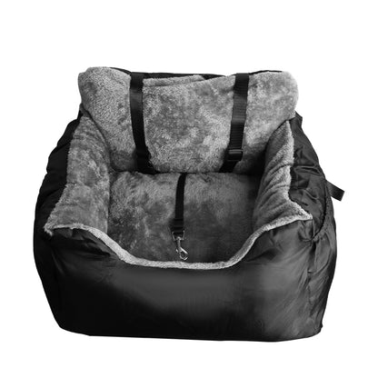 Plush Travel Companion Pet Car Booster Seat