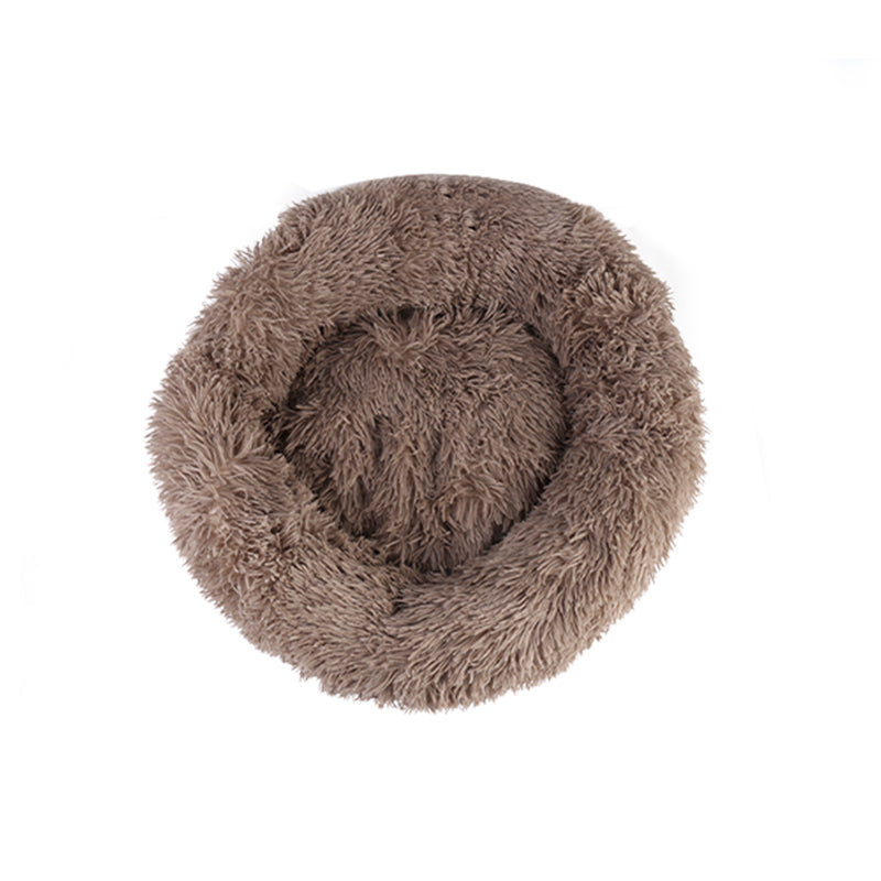 Plush Round Pet Bed