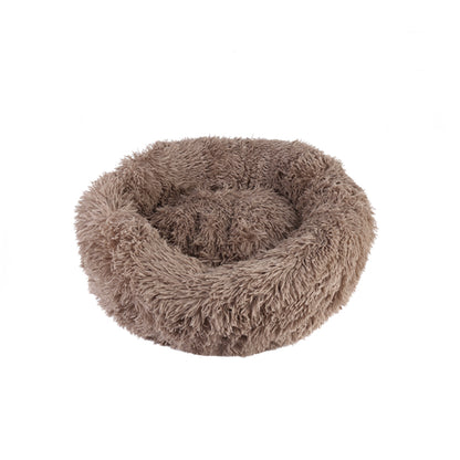 Plush Round Pet Bed