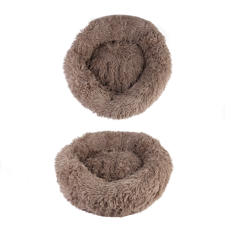 Plush Round Pet Bed