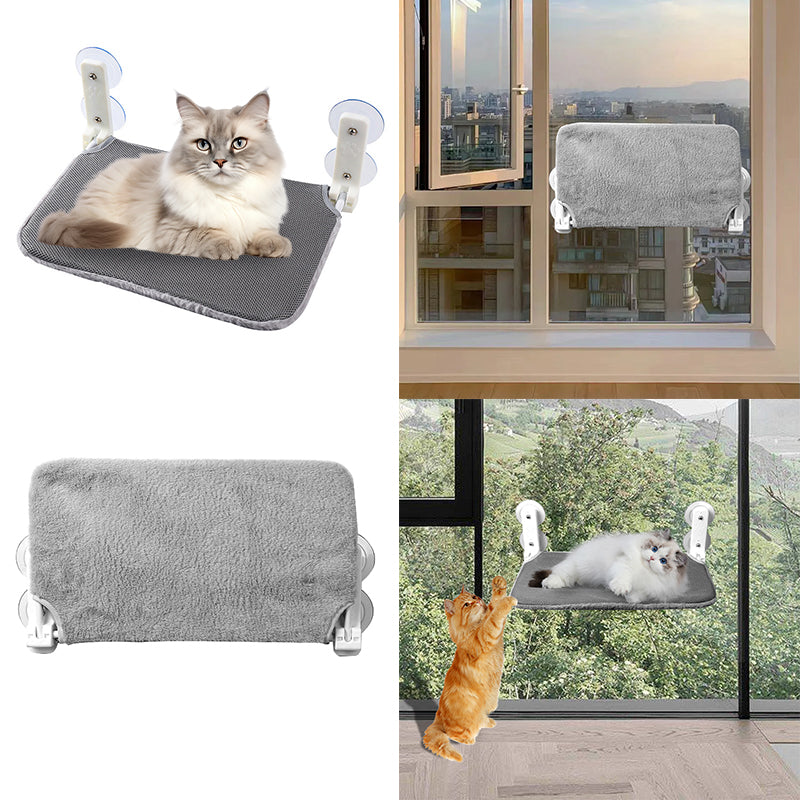Cordless Folding Cat Window Hammock