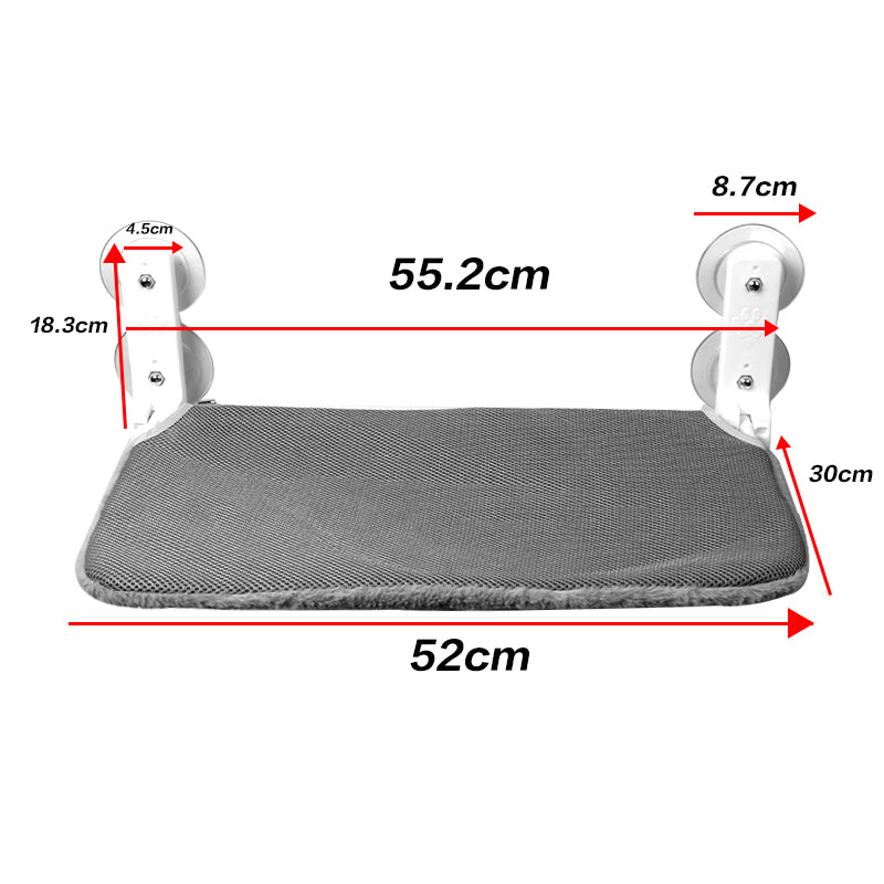 Cordless Folding Cat Window Hammock