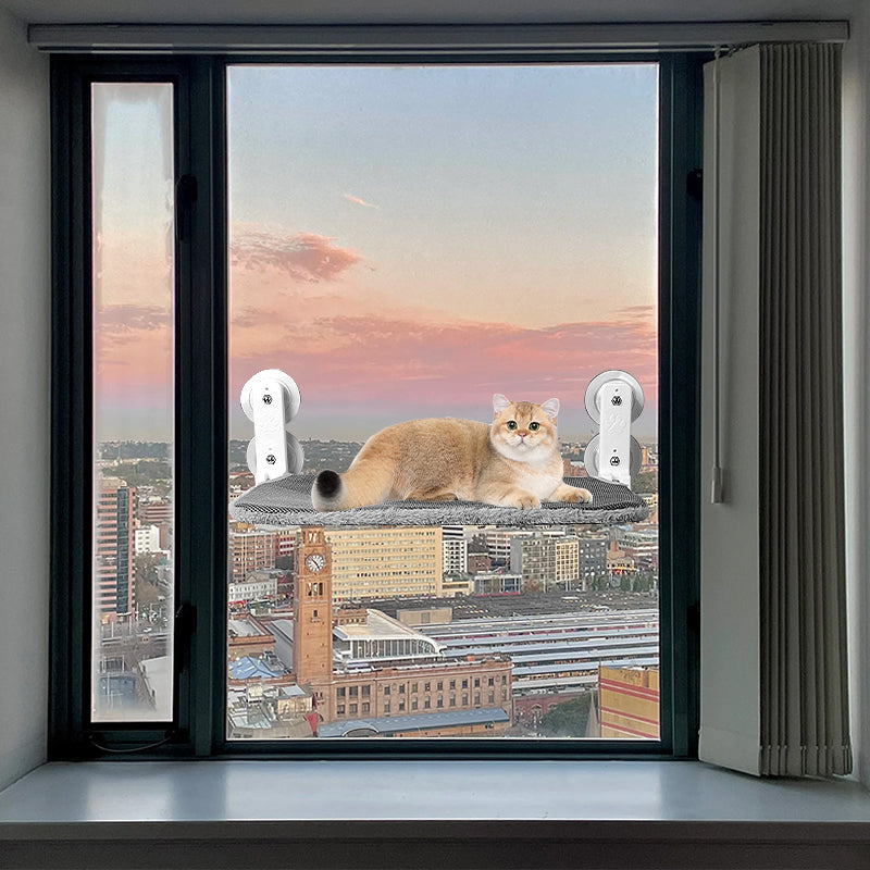 Cordless Folding Cat Window Hammock
