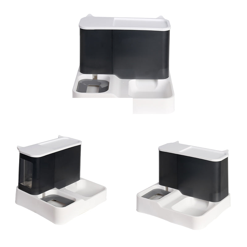 2-in-1 Pet Feeder and Water Dispenser Bowl