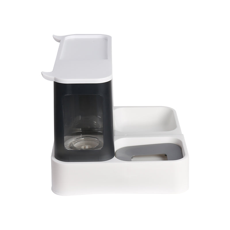 2-in-1 Pet Feeder and Water Dispenser Bowl