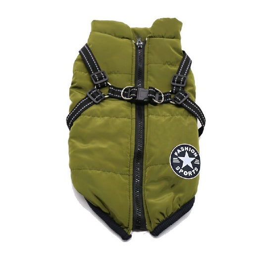 Snugglez Warm Padded Dog Coat
