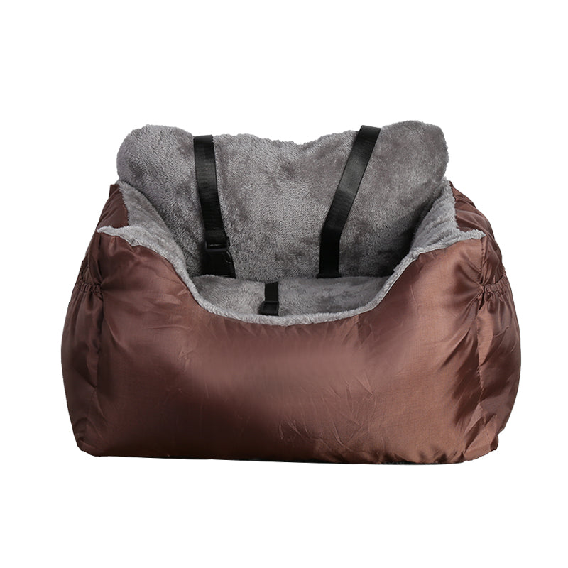 Plush Travel Companion Pet Car Booster Seat