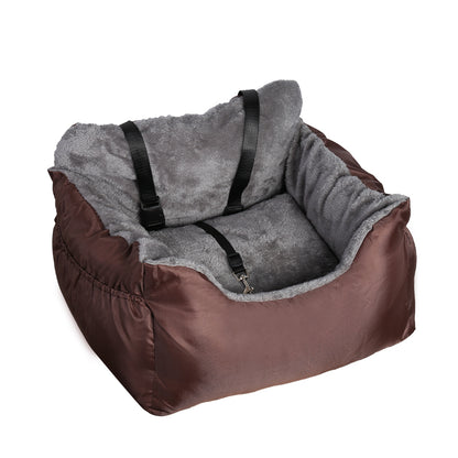Plush Travel Companion Pet Car Booster Seat
