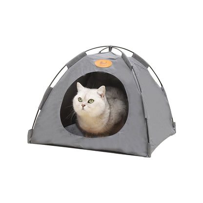 Cozy Retreat Pet Tent with Soft Bed Pad