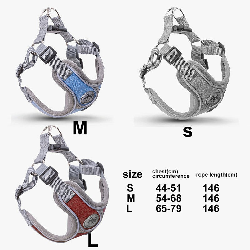 Adjustable and Breathable Dog Harness