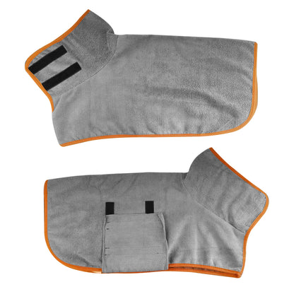 QuickDry Microfiber Dog Bathrobe