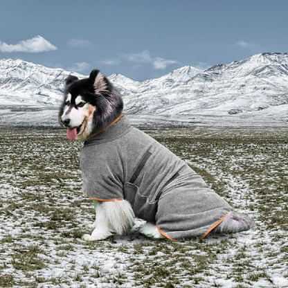 QuickDry Microfiber Dog Bathrobe