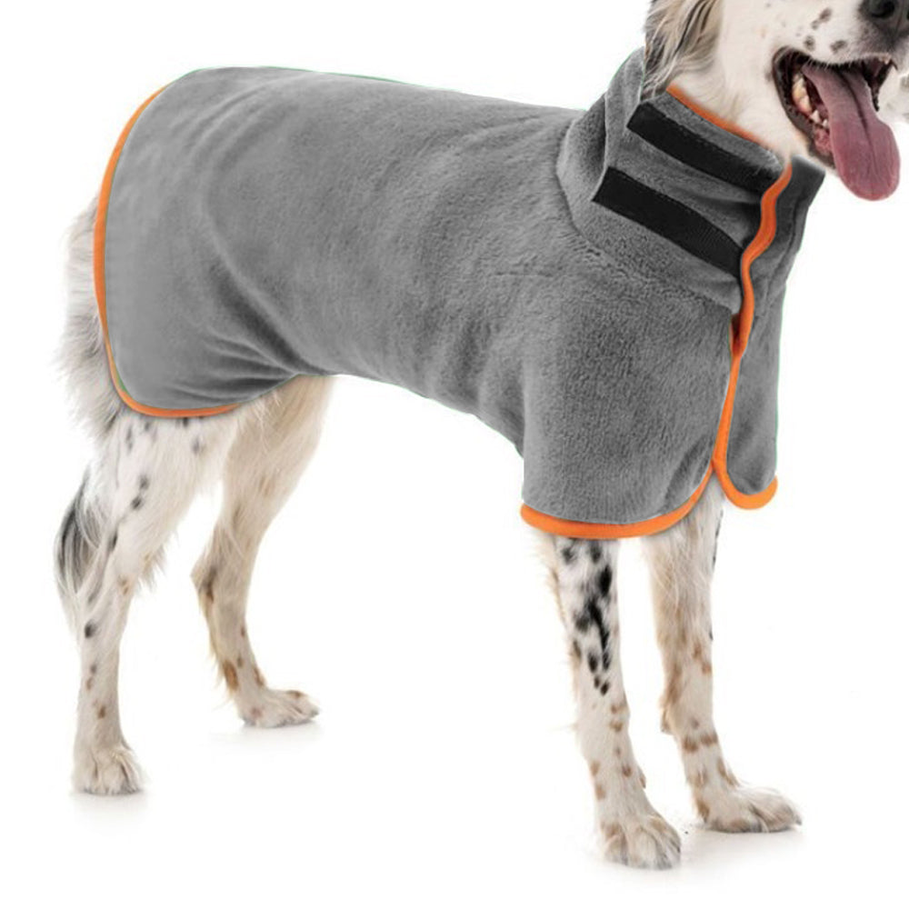 QuickDry Microfiber Dog Bathrobe