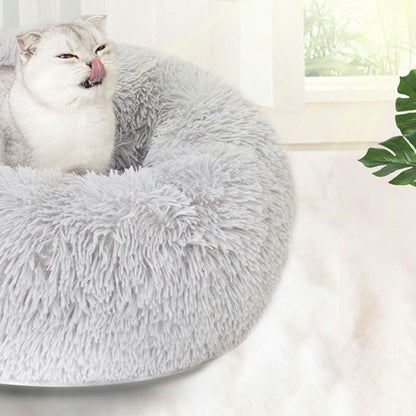 SnugglePaws Round Calming Pet Bed
