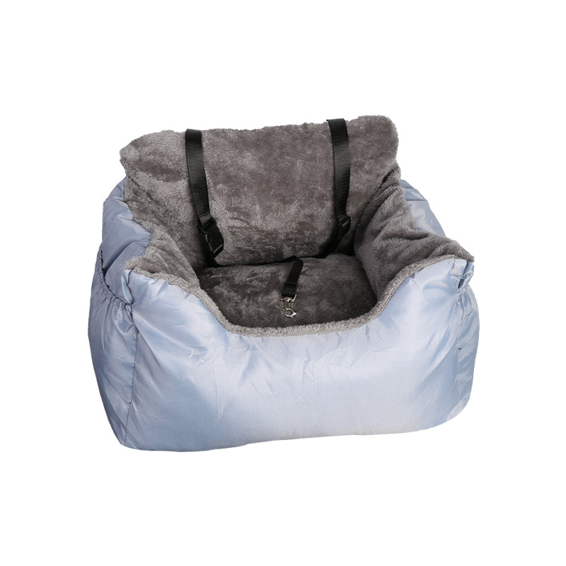 Plush Travel Companion Pet Car Booster Seat