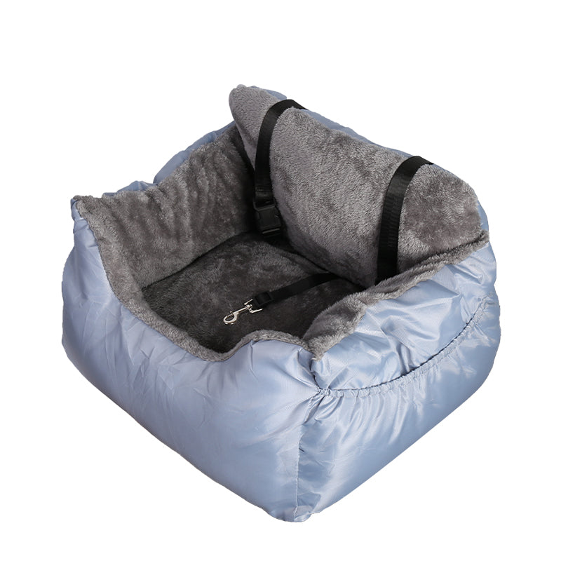 Plush Travel Companion Pet Car Booster Seat