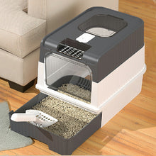 Large Cat Litter Box with Anti-Splashing Design