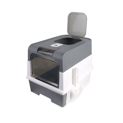 Large Cat Litter Box with Anti-Splashing Design