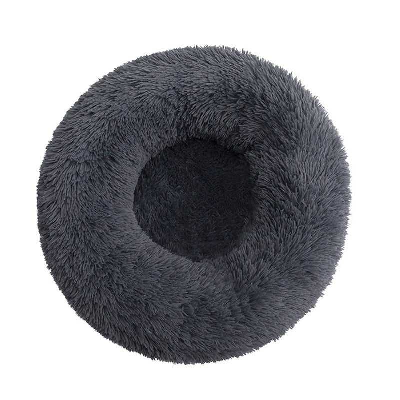 Plush Round Pet Bed