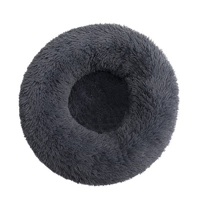 Plush Round Pet Bed