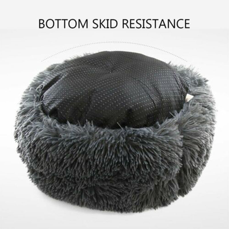 Plush Round Pet Bed