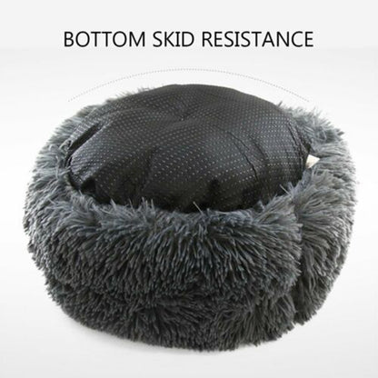 Plush Round Pet Bed