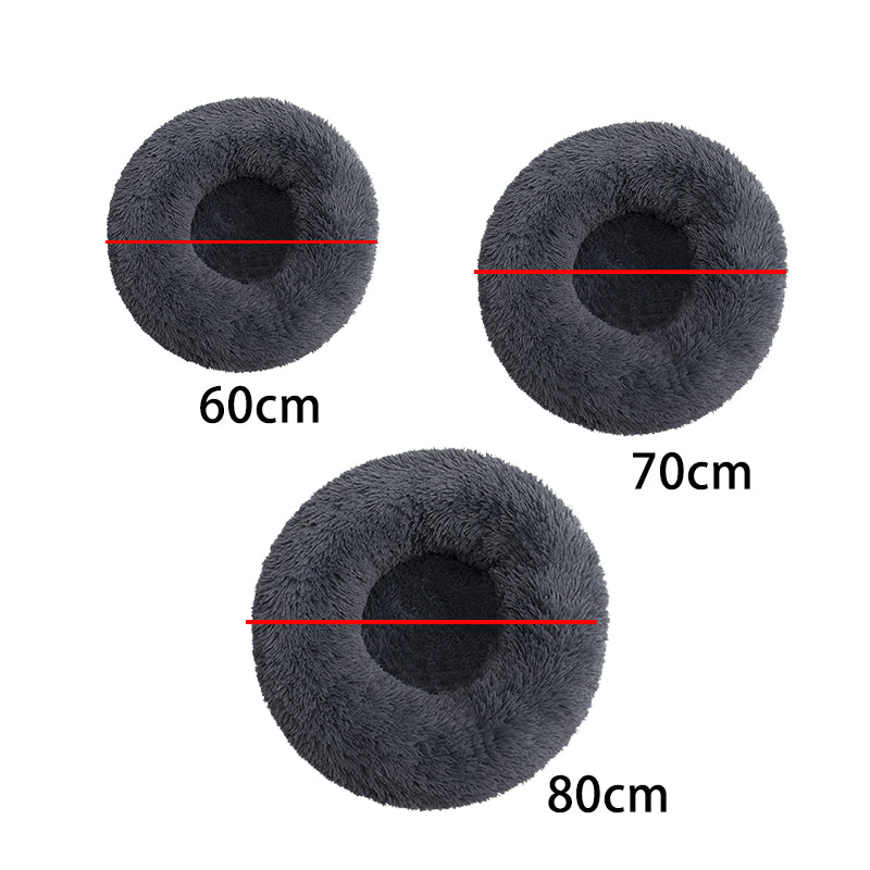 Plush Round Pet Bed