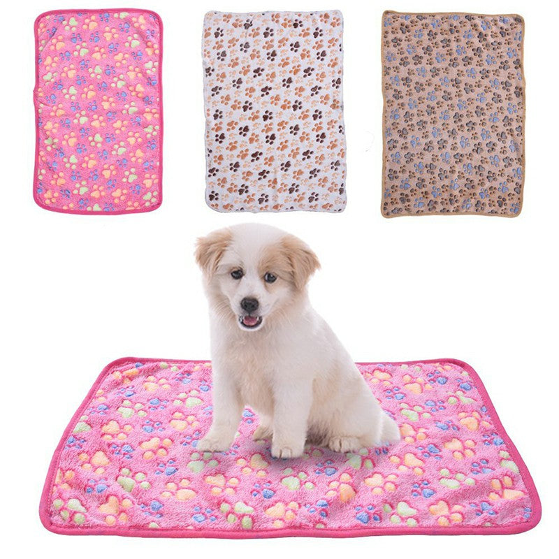 Soft 'n Warm Pet Mat - Paw Print