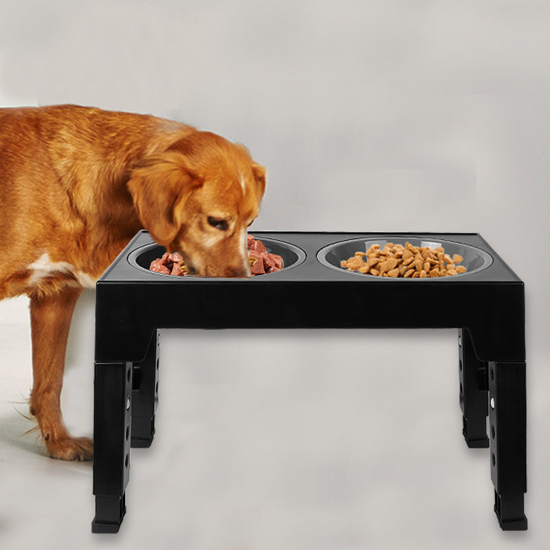 Raised Slow Feeder Dog Bowls