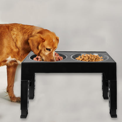 Raised Slow Feeder Dog Bowls
