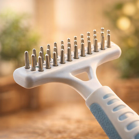 Metal Teeth Grooming Brush for Pets — main