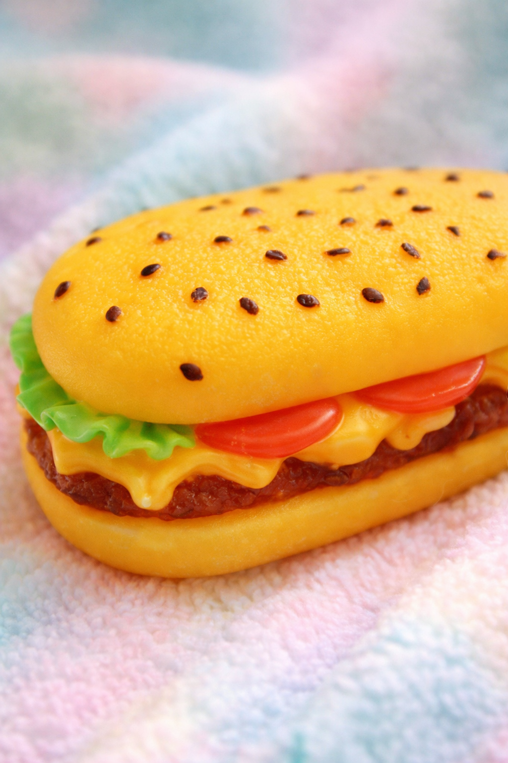 Pet Dog Toy Squeaky Sandwich — close-up