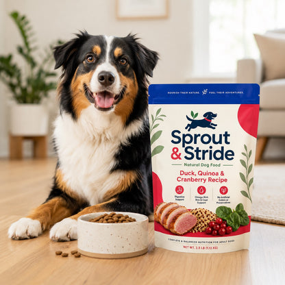 Sprout & Stride Duck, Quinoa & Cranberry Natural Dog Food